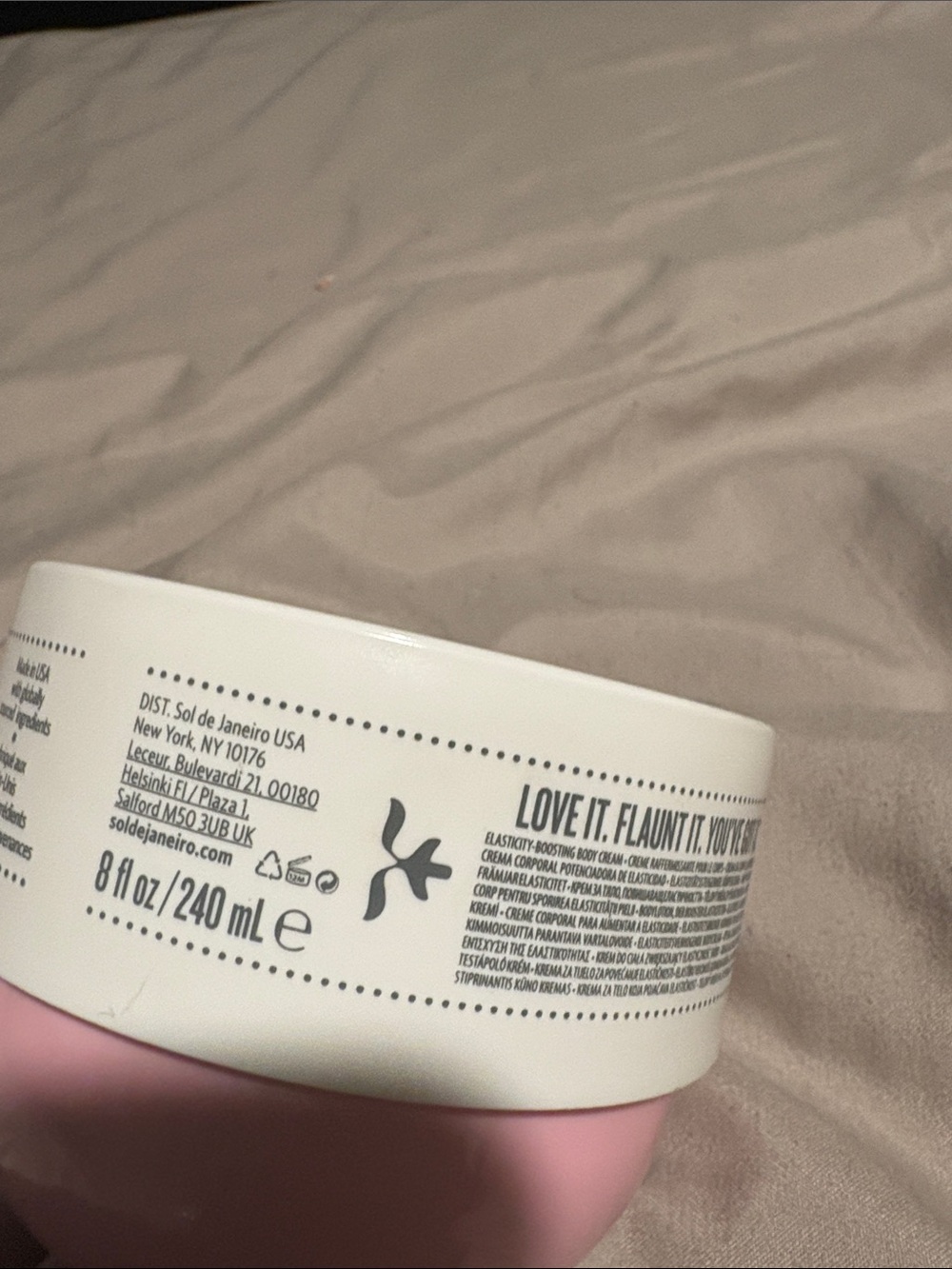 Sol de Janeiro White Cream Jar - White and Gray Label - Picture 7 of 10